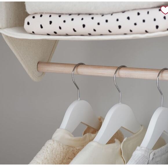 POTTERY Barn Double bar hanging closet organizer - Picture 7 of 9